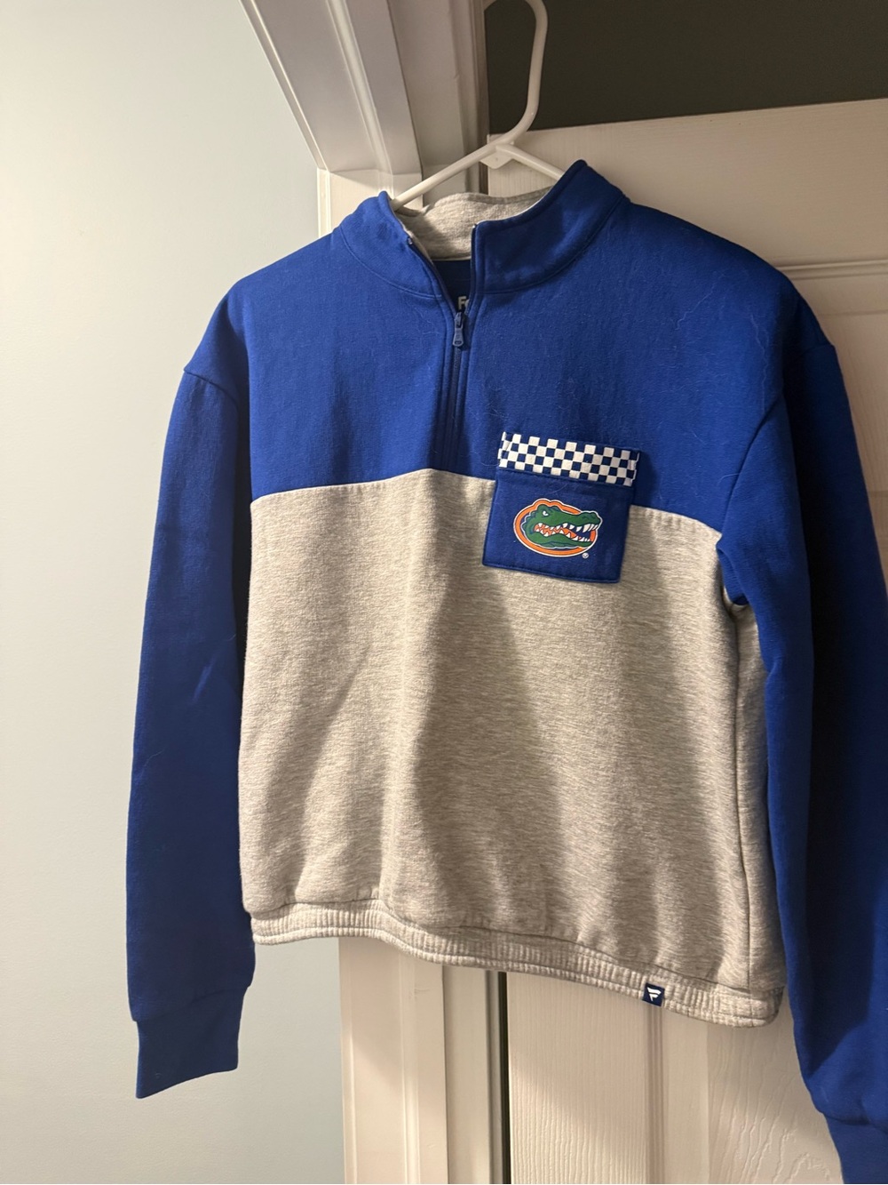 Fanatics Blue and Gray Florida Gators Quarter-Zip Pullover
